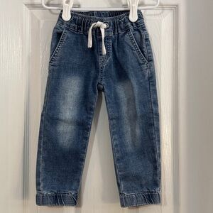 Little Bipsy Baby Boy Jogger Denim Jeans Waist String Side Pockets